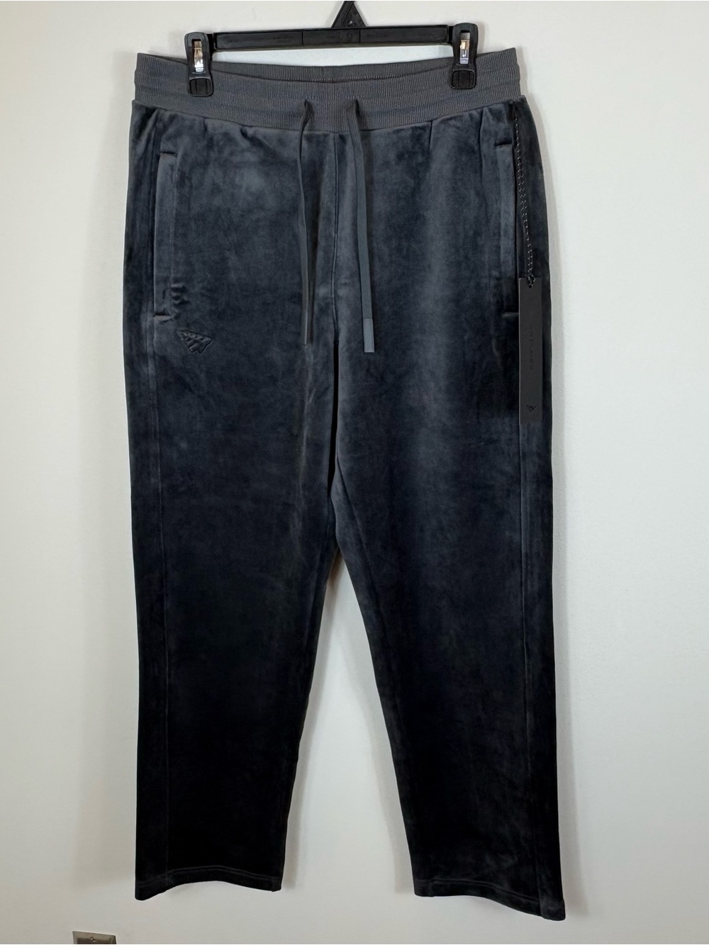 PAPER PLANES Bonded Velour Track Pants